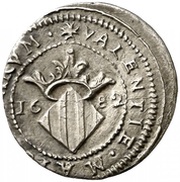 1 Real "Dieciocheno" - Carlos II, Spain, 1681-1687 reverse image