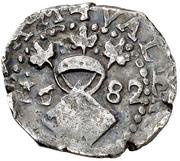 ½ Real - Carlos II without value, Spain, 1682-1684 reverse image