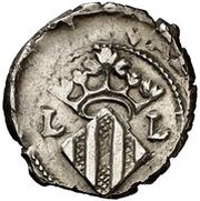 1 Real - Carlos III pretender, Spain, 1706-1707 reverse image