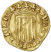 ½ Ducat - Ferdinandus II, Spain, 1483-1488 reverse image