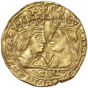 1 Ducat - Ferdinandus II and Elisabet I V and SC obverse image