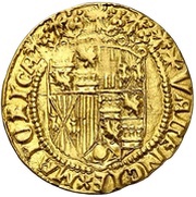 1 Ducat - Ferdinandus II and Elisabet I Granada, Spain, 1492-1506 reverse image