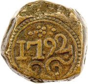 2 Stuiver, Sri Lanka, 1783-1792 reverse image