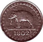 1⁄192 Rixdollar reverse image