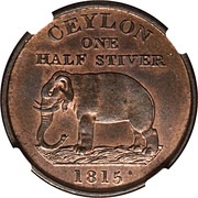 ½ Stiver - George III reverse image