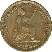 ½ Farthing - William IV reverse image
