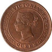 ½ Cent - Victoria obverse image