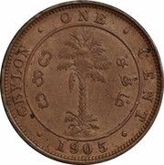 1 Cent - Edward VII reverse image