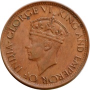 1 Cent - George VI obverse image
