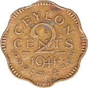 2 Cents - George VI reverse image