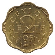 2 Cents - George VI reverse image