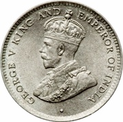 25 Cents - George V obverse image