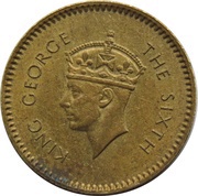 25 Cents - George VI obverse image