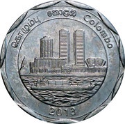 10 Rupees Colombo obverse image