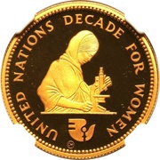 100 Pounds Decade for Women, Sudan, 1984 reverse image