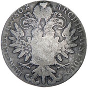 Riyal Countermarked Thaler reverse image