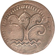 2 Duiten "Papegaaitje" Tree reverse image