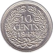 10 Cents - Wilhelmina reverse image