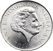 1 Gulden - Juliana obverse image