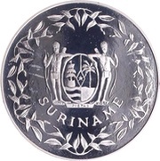 100 Guilders World Cup; Winner Brazil; .500 Silver obverse image