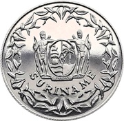 100 Guilders Olympic Games 1996; Discus Thrower obverse image