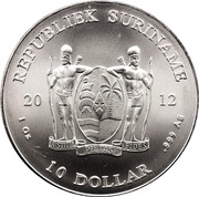 10 Dollars Silver Bullion Coinage obverse image