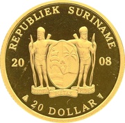 20 Dollar Anthony Nesty obverse image