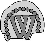 1 Penning Visby; no symbols reverse image