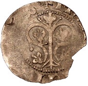 1 Örtug Visby; type 41a; with halo, Sweden, 1391-1394 reverse image
