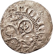 1 Örtug Visby; type 41b; without halo, Sweden, 1391-1394 reverse image