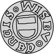 1 Hvid - Christian I Visby; ram walking left without flag obverse image