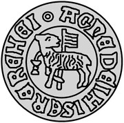 1 Hvid - Hans Visby; type 1, Sweden, 1510-1513 reverse image