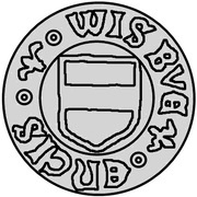 1 Hvid - Christian II Visby; tall flag obverse image