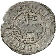 1 Skilling - Søren Norby Visby reverse image