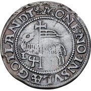 1 Skilling - Christian III Copenhagen, Sweden, 1554 reverse image