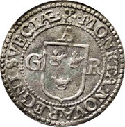 1 Öre - Johan, Duke of Östergötland Vadstena mint, with value reverse image
