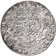 1 Daler - Karl as Duke of Södermanland Type II reverse image