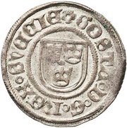 1 Örtug - Gustav Vasa Västerås mint; type III obverse image
