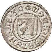 1 Örtug - Gustav Vasa Västerås mint; type III reverse image