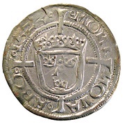 1 Öre - Gustav Vasa Åbo mint; Type I, Sweden, 1523 reverse image