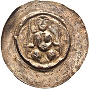 Denier Bracteate - Wenceslaus I large obverse image