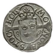 1 Örtug - Johan III Stockholm mint; Type II, Sweden, 1589-1590 reverse image
