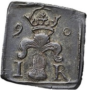 ½ Mark/4 Öre "Klippingar" - Johan III Type II obverse image