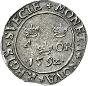 4 Öre - Johann III, Sweden, 1592 reverse image