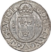 ½ Öre - Johan III Type IV, Sweden, 1577-1592 reverse image