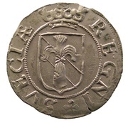 ½ Öre - Sigismund of Poland Type I, Sweden, 1593 reverse image