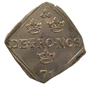 1 Mark "Klippingar" - Johan III Type I obverse image