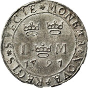 1 Mark - Johan III Type III reverse image