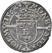 1 Öre - Erik XIV, Sweden, 1564 reverse image