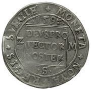 2 Mark - Johan III Type II, Sweden, 1592 reverse image